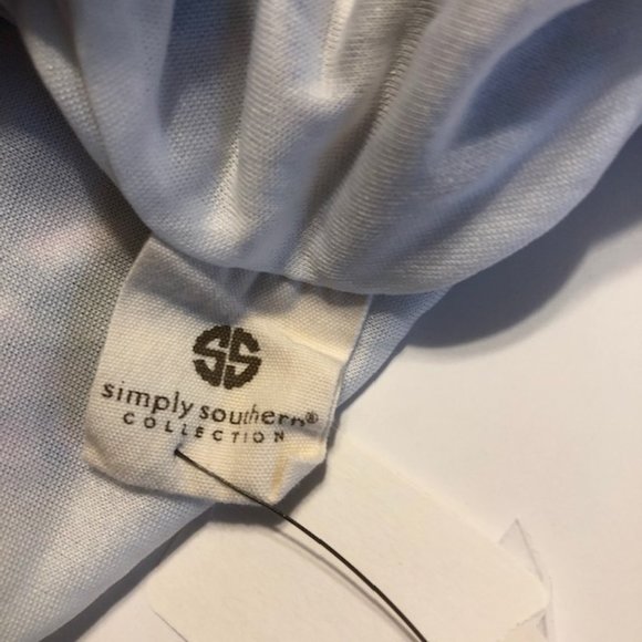 Sz M Simply Southern Turtle PomPom Tassels Lined Navy Blue & Pink Palms Shorts - Picture 10 of 11